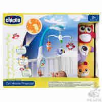מובייל מוזיקלי היער הקסום עם מקרן Chicco