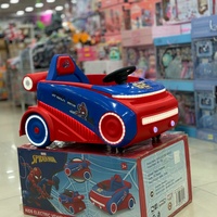 מכונית ממונעת לילדים בעיצוב ספידר מן - 6V