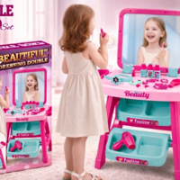 שידת יופי + איחסון 2ב1