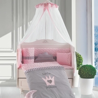 סט למיטה תינוק 5 חלקים - נסיכה