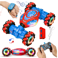 מכונית פעלולים על שלט בעיצוב ספיידרמן (360° Stunt Torsion Car / Super Car)