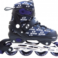 גלגלים - רולר בליידס Skater - צבע כחול/ורוד