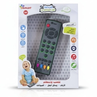 ريموت تلفزيون أسود للأطفال الصغار -  الناطقة بالعربية spark toys