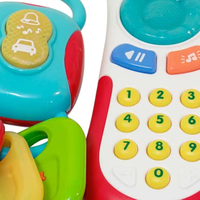 مجموعة خشخيشة الأطفال من WINFUN  مع الضوء والصوت