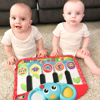 משטח מנגן+אורות ראש פיל Playgro -