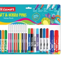 מארז 22 צבעי טוש Luxor