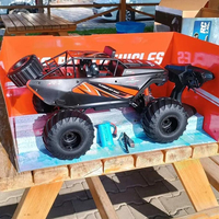 משינה - רכב שטח מפלצתי הנעה 4X4 נטען - Machina Titan X Monster Pro