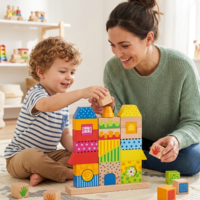 أحجية مكونة من 26 قطعة على شكل منزل pit toys -