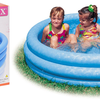 مسبح قابل للنفخ للأطفال الصغار 168 سم 58446 INTEX  - أزرق