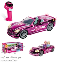 מכונית שלט ברבי CHROMED PINK