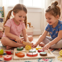 פאזל חיתוך פירות Pit Toys