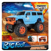 רכב שטח עם גלגלים ענקיים -  Monster Truck Hummer
