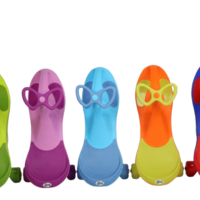 בימבה כוכב בימבה כיף המקורית- ירוק - גלגלי סיליקון -