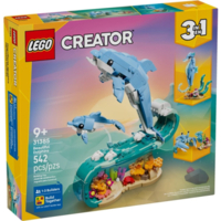 לגו Creator 3in1 – חיות ים: דולפינים יפים (31385)
