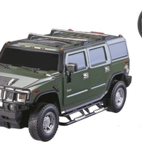 מכונית ספורט 1:24 דגם HUMMER H2 עם שלט רחוק בצורת הגה Machina