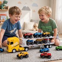 משאית מובילה ענקית + 12 רכבים - Inertia Truck WJ950