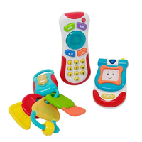 مجموعة خشخيشة الأطفال من WINFUN  مع الضوء والصوت