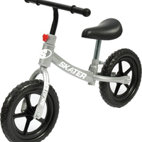 צבע כסף - SKATER EASY WAY – אופני איזון ודחיפה דינמיים בעיצוב זהב או כסף לילדים צעירים (גילאי 2–5)!
