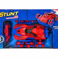 מכונית פעלולים על שלט בעיצוב ספיידרמן (Spider Stunt Car)