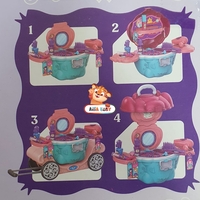 מקרן ציור בצורת עגלה