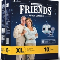 חיתול FRIENDS מידה XL כמות 10 יחידות