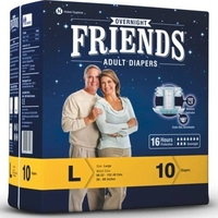 חיתול FRIENDS מידה L כמות 10 יחידות