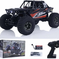 מכונית זחלן UCX2405PRO 1/24 4X4 Rc Crawler, 2S Battery, RTR אדום