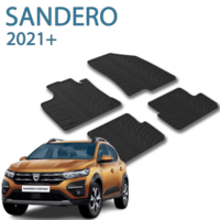 שטיחי תא נוסעים מבית Gledring עבור דאצ'יה סנדרו 2021+