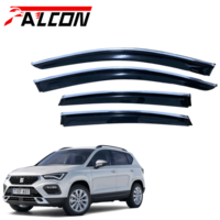 מגני רוח הדבקה falcon כולל פס ניקל מקורי לסיאט אטקה 2016+