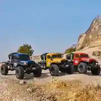 מכונית זחלן סלעים – ROCHOBBY 1:10 Atlas 4×4 Off-Road Truck 2S צהוב