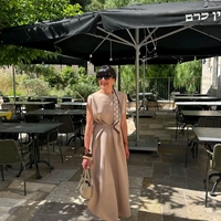 שמלת סופי בצבע אבן