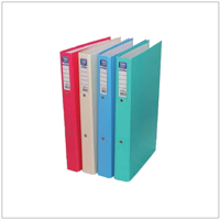 תיק טבעות/רינג צבעוני גב 3.50