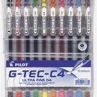 סט עטי פיילוט g-tec 0.4 1/10