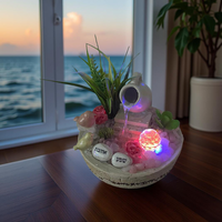 מזרקה בינונית עם מפל מים מדרגות