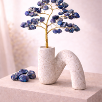 עץ קריסטלים דקורטיבי במבחר אבנים טבעיו