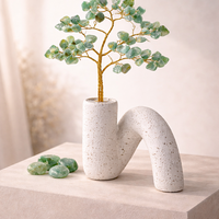 עץ קריסטלים דקורטיבי במבחר אבנים טבעיו