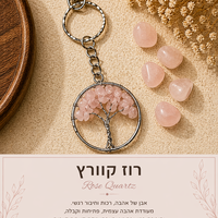 מחזיק מפתחות עץ החיים – אבני קריסטל
