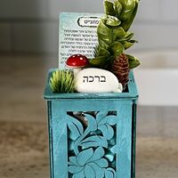 עציץ קריסטל בכלי לייזר קטן