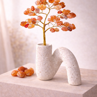 עץ קריסטלים דקורטיבי במבחר אבנים טבעיו