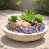 מזרקה אובלית סירה פלואורייט גלם