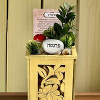 עציץ קריסטל בכלי לייזר קטן