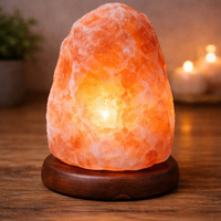 מנורת גביש מלח טבעי