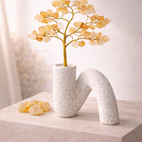 עץ קריסטלים דקורטיבי במבחר אבנים טבעיו