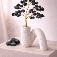 עץ קריסטלים דקורטיבי במבחר אבנים טבעיו