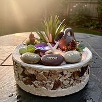 מזרקת דמוי שברים קריסטלים