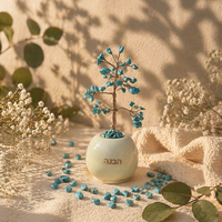 עץ התפוח בשילוב אבני הקריסטל