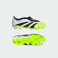ADIDAS Predator League Fold-Over Tongue אדידס כדורגל ילדים לבן ירוק