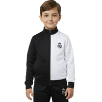 חליפות כדורגל ארוכות לילדים - מדריד שחור לבן