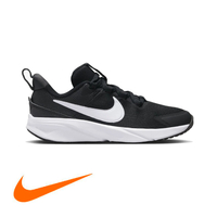 NIKE STAR RUNNER 4 נייקי ילדים שחור לבן