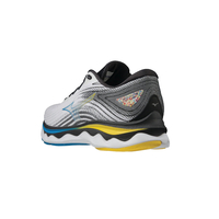 MIZUNO WAVE SKY 6 מיזונו גברים לבן כחול צהוב